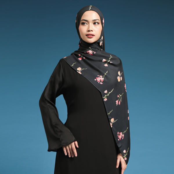 Viscose Printed Modal Midnight Floral