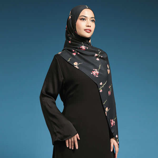Viscose Printed Modal Midnight Floral