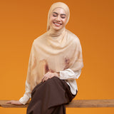 Viscose Gradient Bandana Shawl Autumn Pattern