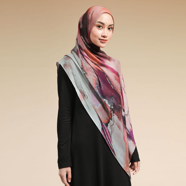 Viscose Printed Modal Seraphine Marble