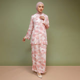 Serena Tunik One Set Series Blouse Skirt Pinkish