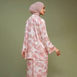 Serena Tunik One Set Series Blouse Skirt Pinkish