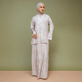 Serena Tunik One Set Series Blouse Skirt Almond Grey