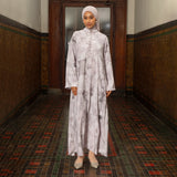 Noir Dress (Dress Abaya Pattern) Lavender L-XL