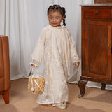 Nona Embroidery Sheer Tunik Cream Kids 3-5Th