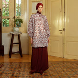 Leora Embroidery Tunik Burgundy