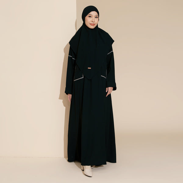 Sahla Abaya Set Black