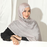 Viscose Crinkle Highlight Shawl Ash Lilac