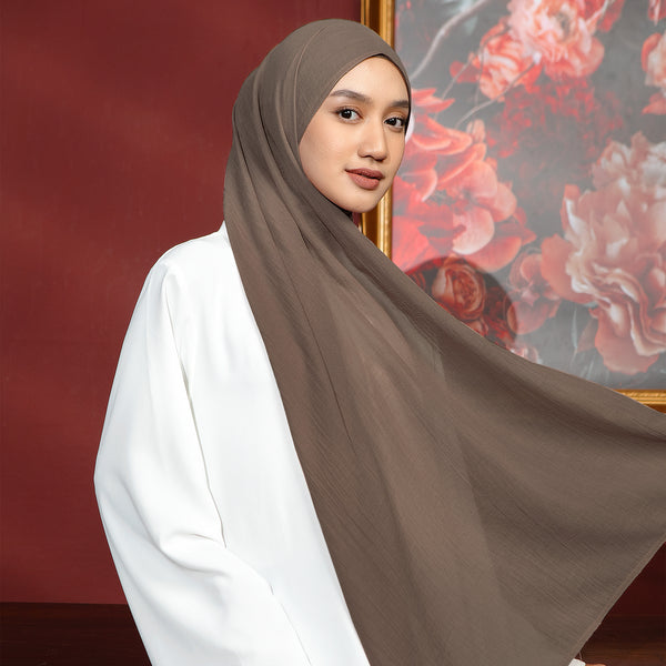 Mima Shawl Brown Muffin New