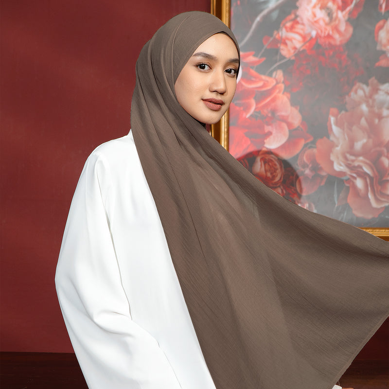 Mima Shawl Brown Muffin New
