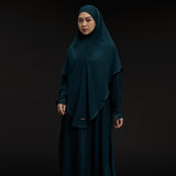 Humaya Abaya Set Teal New Material