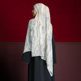 Viscose Printed Modal Oyster Watercolor