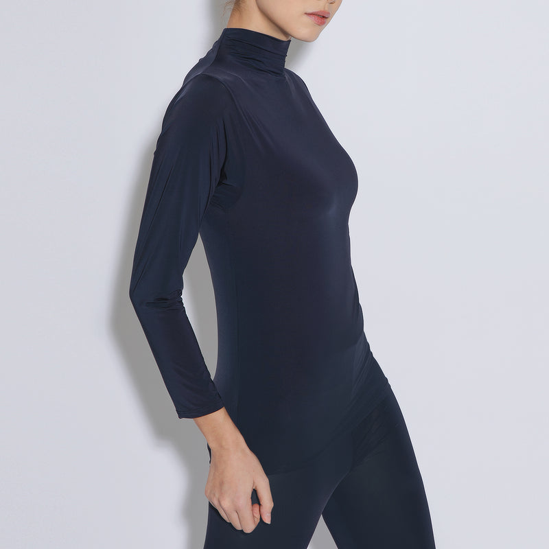 Inner Shirt Long Sleeves Jersey Cooltech Navy