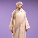 Viscose Gradient Bandana Shawl Coral