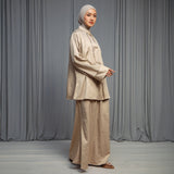 Lesti One Set Skirt Lozy x Lesti Cream Almond