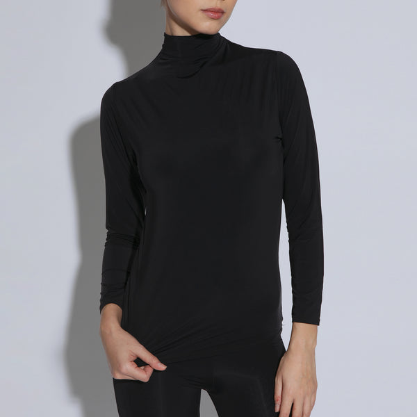 Inner Shirt Long Sleeves Jersey Cooltech Black