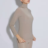 Inner Shirt Long Sleeves Jersey Cooltech Khaki