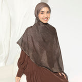 Viscose Crinkle Highlight Shawl Truffle