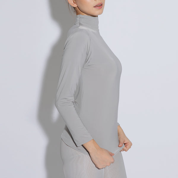 Inner Shirt Long Sleeves Jersey Cooltech Light Grey