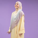Viscose Gradient Bandana Shawl Aurora
