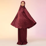 Najla Prayer Set Burgundy