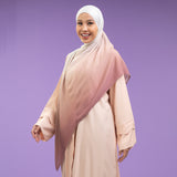 Viscose Gradient Bandana Shawl Seashell Pattern