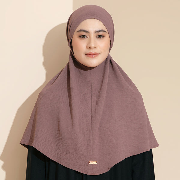 Biyya Instan (Bergo Crinkle) Dusty Purple