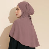 Biyya Instan (Bergo Crinkle) Dusty Purple