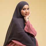 Sara Khimar Bandana Smoke Grey