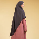 Sara Khimar Bandana Smoke Grey