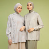 Richa Blouse Olive Bloom L-XL