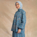 Floure Embroidery Set Steel Blue S-M Series 8