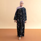 Amora Abaya Dress Midnight Bloom L-XL