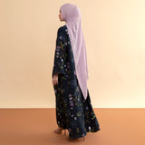 Amora Abaya Dress Midnight Bloom S-M