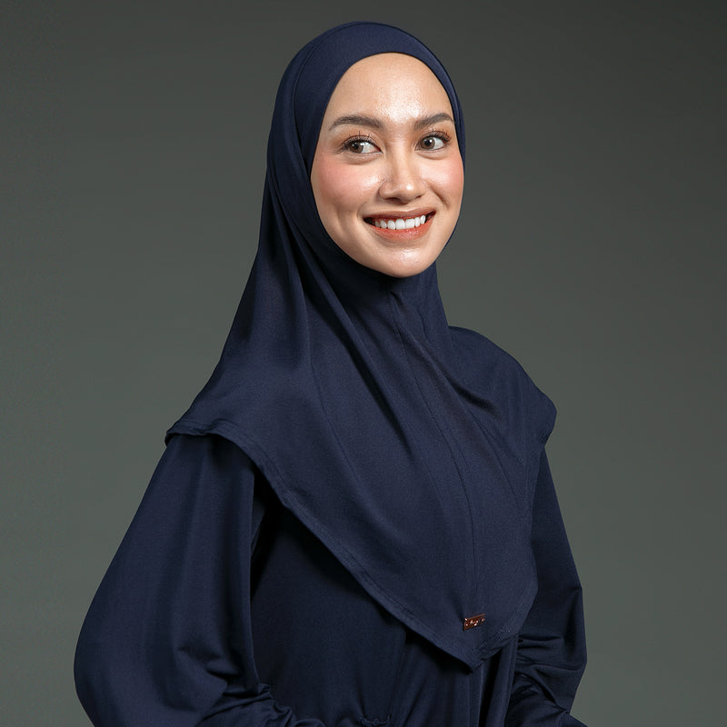 Nuna Instan Hijab Sport Navy