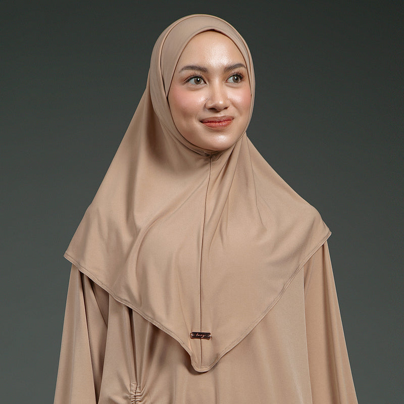 Nuna Instan Hijab Sport Soft Beige