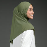 Nuna Instan Hijab Sport Olive Green