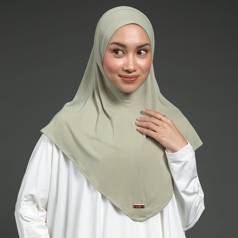 Nuna Instan Hijab Sport Olive Sage