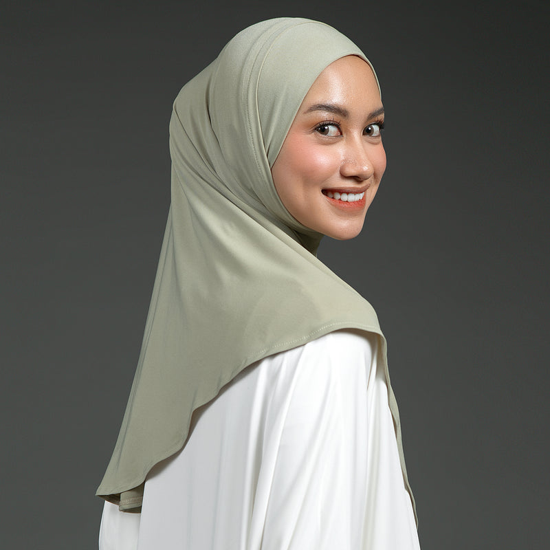 Nuna Instan Hijab Sport Olive Sage