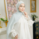 Yora Silk Shawl Ice Blue