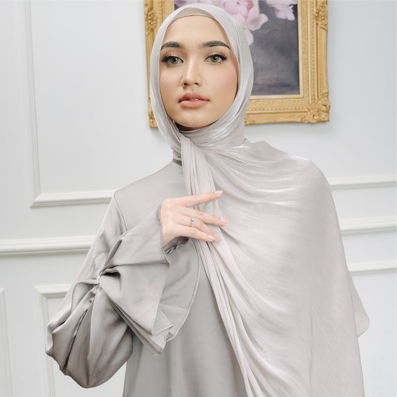 Yora Silk Shawl Ivory