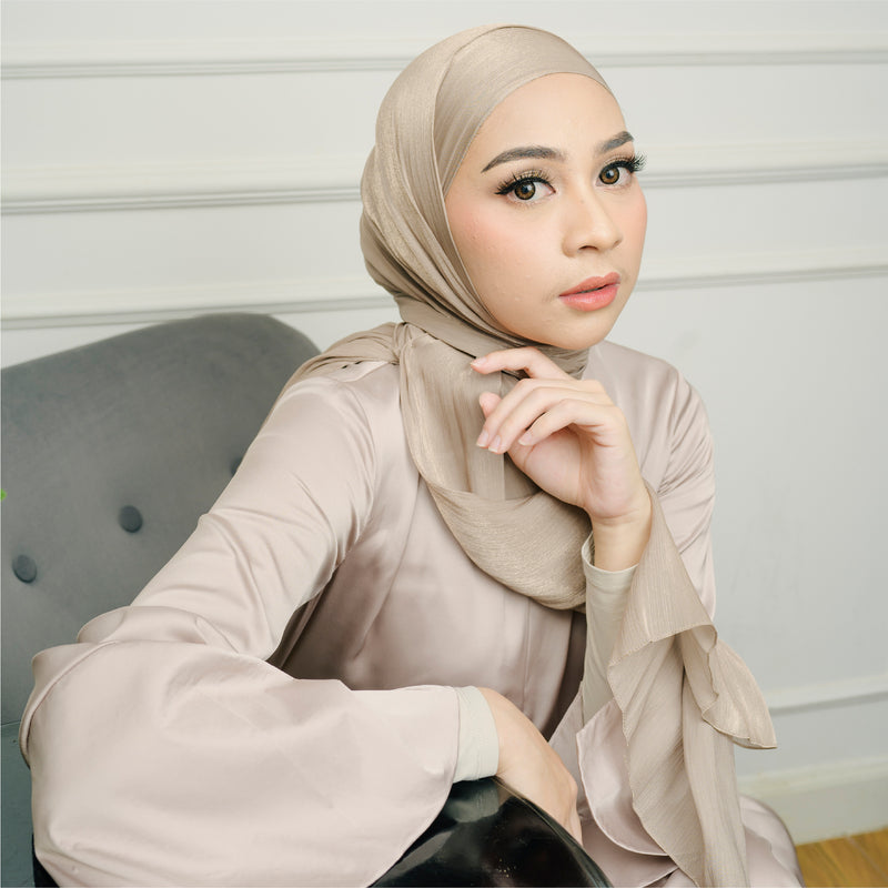 Yora Silk Shawl Macchiato