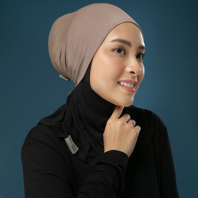 Inner Basic Tie Back Lozy x Bianca Milky Coffee (Ciput Viscose Rayon)