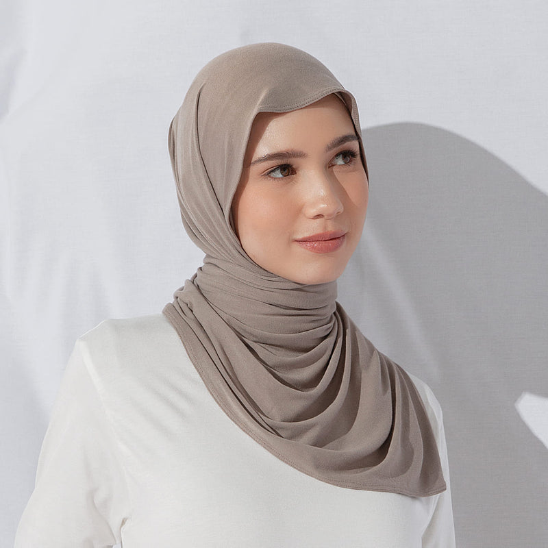 Tana Shawl (Pashmina Kaos Rayon) Natural