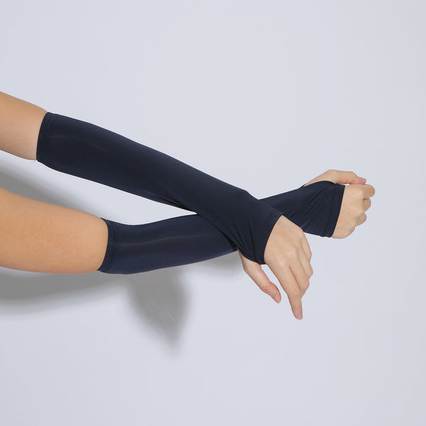 Long Handsock Seamless Jersey Navy (Handsock Jersey Cooltech)