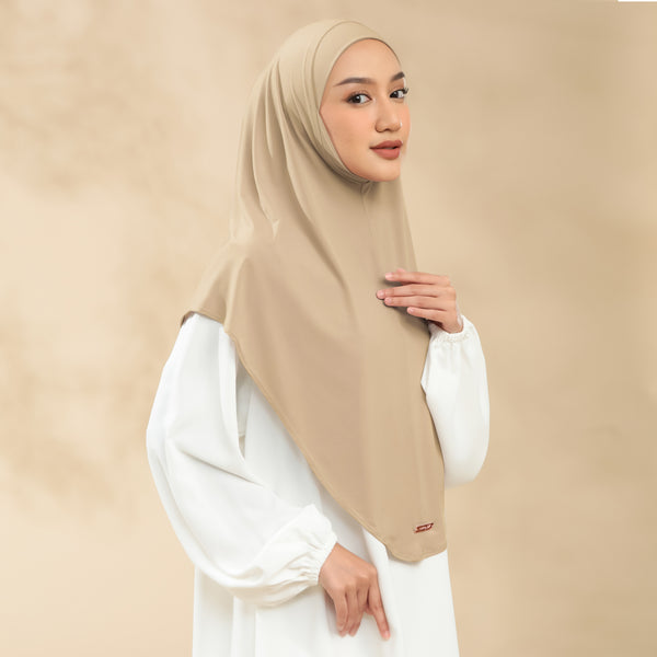 Malay Instan Hijab Lozy x Lesti Oatmeal