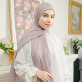 Yora Silk Shawl Purple Pastel