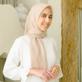 Theya Voal Square Soft Beige