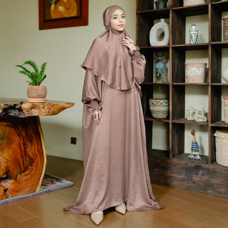 Hanida Abaya Set Coffee