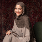 Viscose Crinkle Shawl Wood